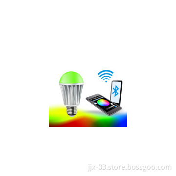 RGB LED Smart bulb light with bluetooth control by Cellphone